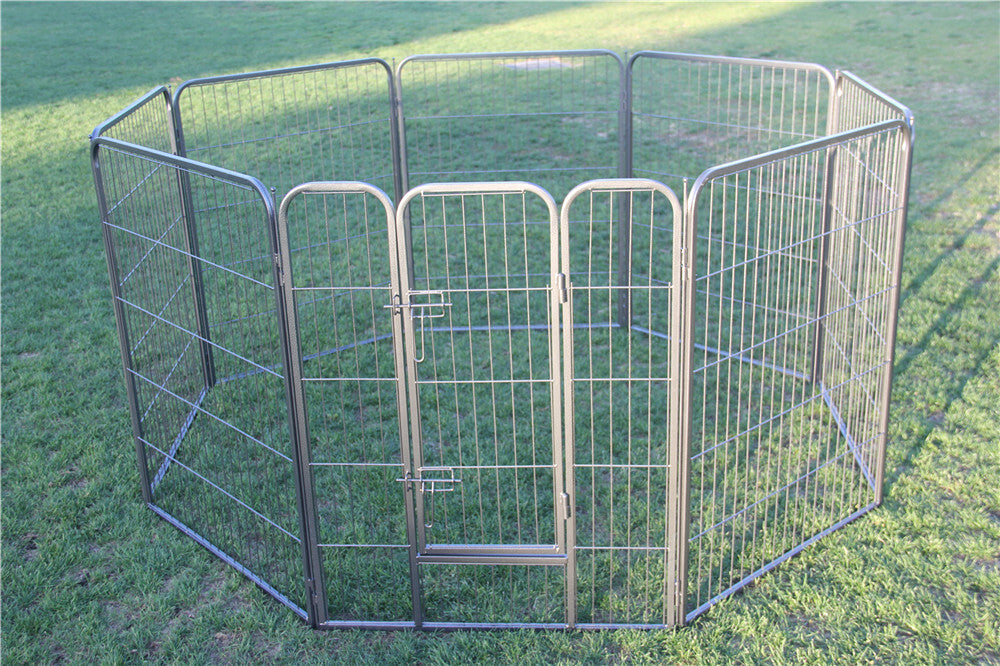 Heavy Duty 16 Panels Pet Playpen with Steel Frames