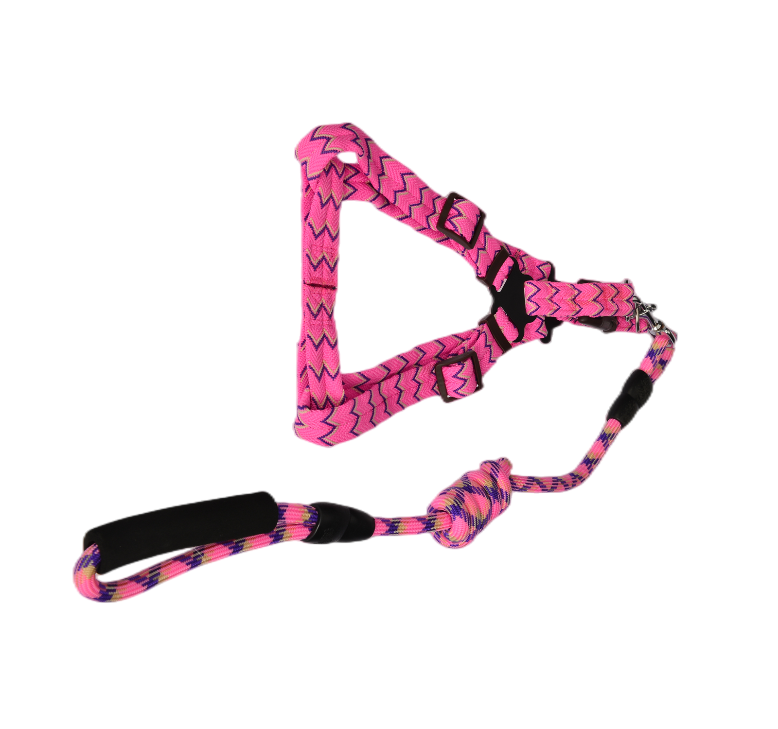 Medium Harness Leash Set for Pets, 2 Pack, 5 Colors