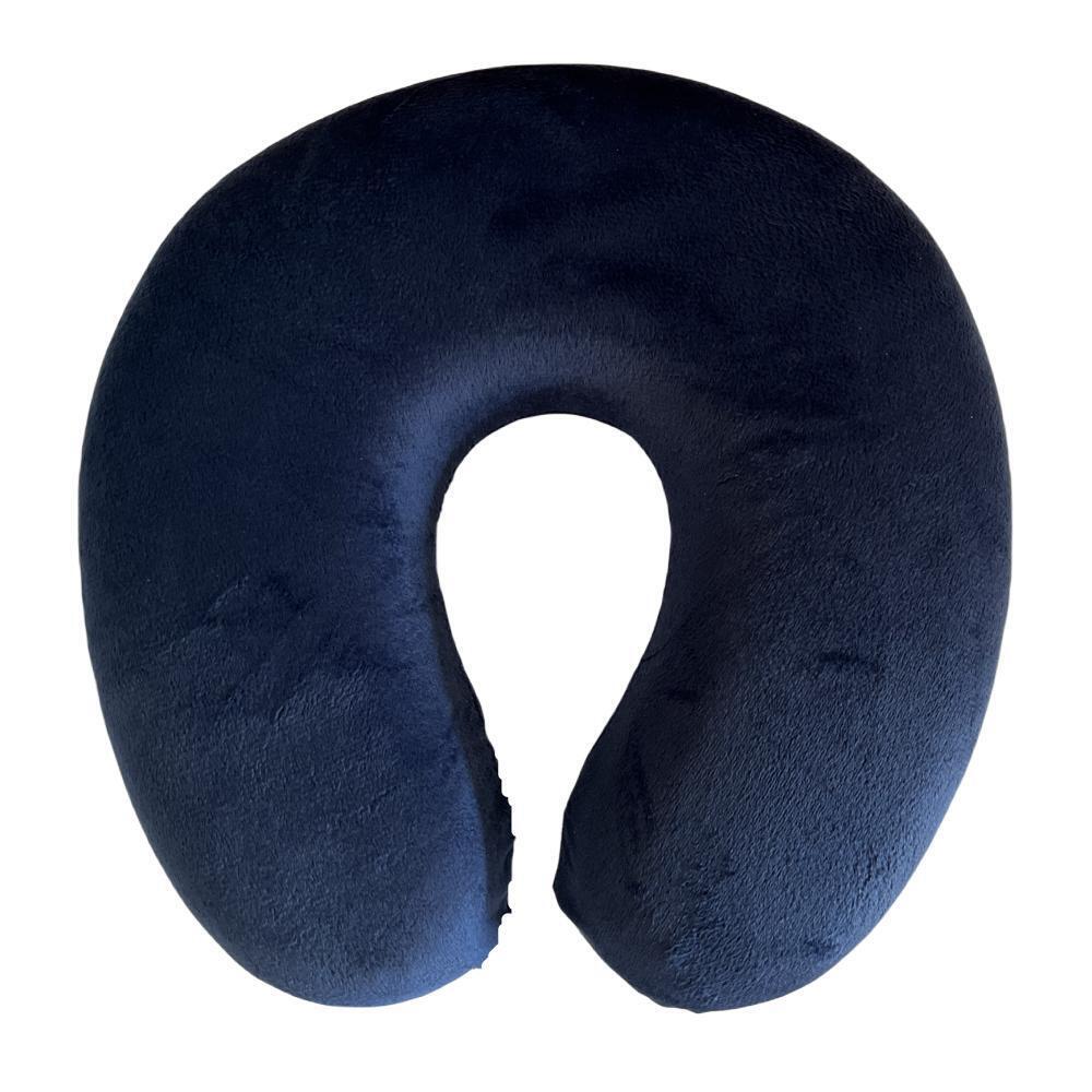 2 X Memory Foam Travel Neck Pillow with Adjustable Closure