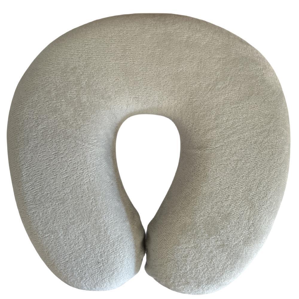 2 X Memory Foam Travel Neck Pillow with Adjustable Closure