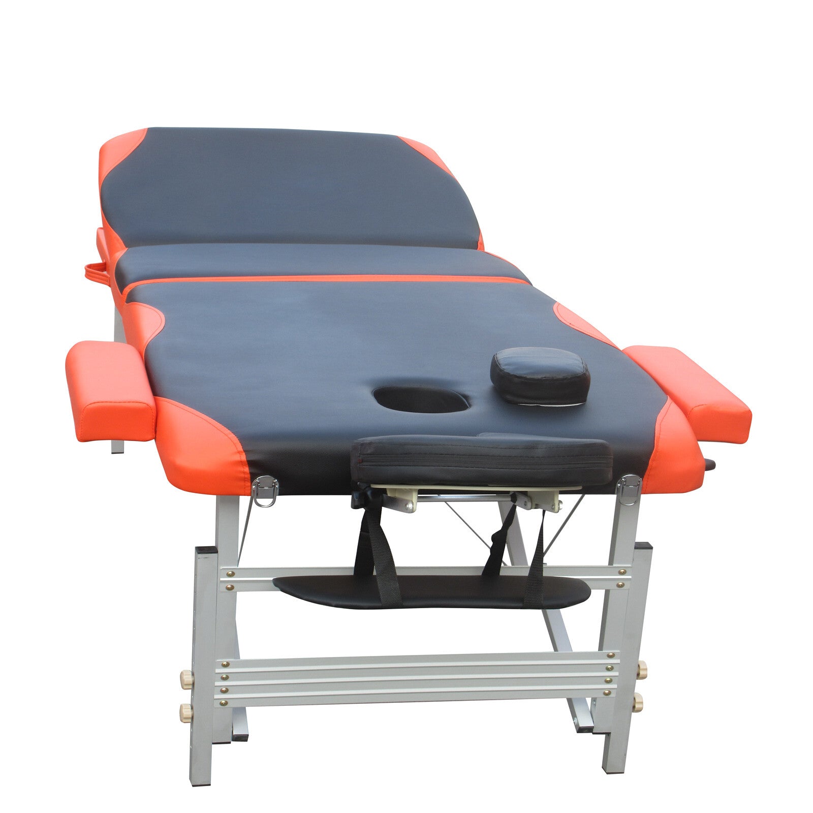 Portable 3 Fold Aluminium Massage Table, 9 Heights, YES4HOMES