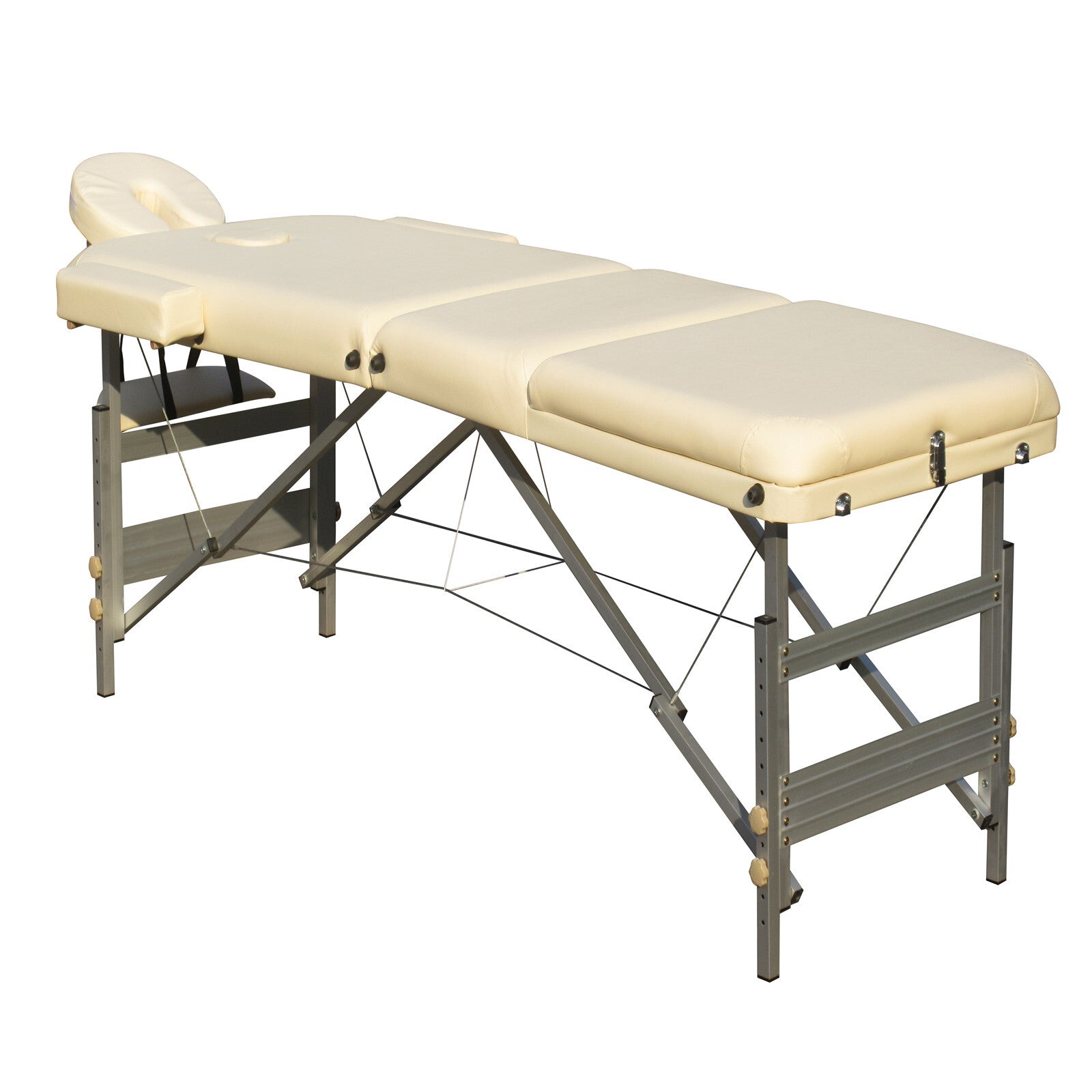 Adjustable Aluminium Portable Massage Table, 3 Fold, YES4HOMES