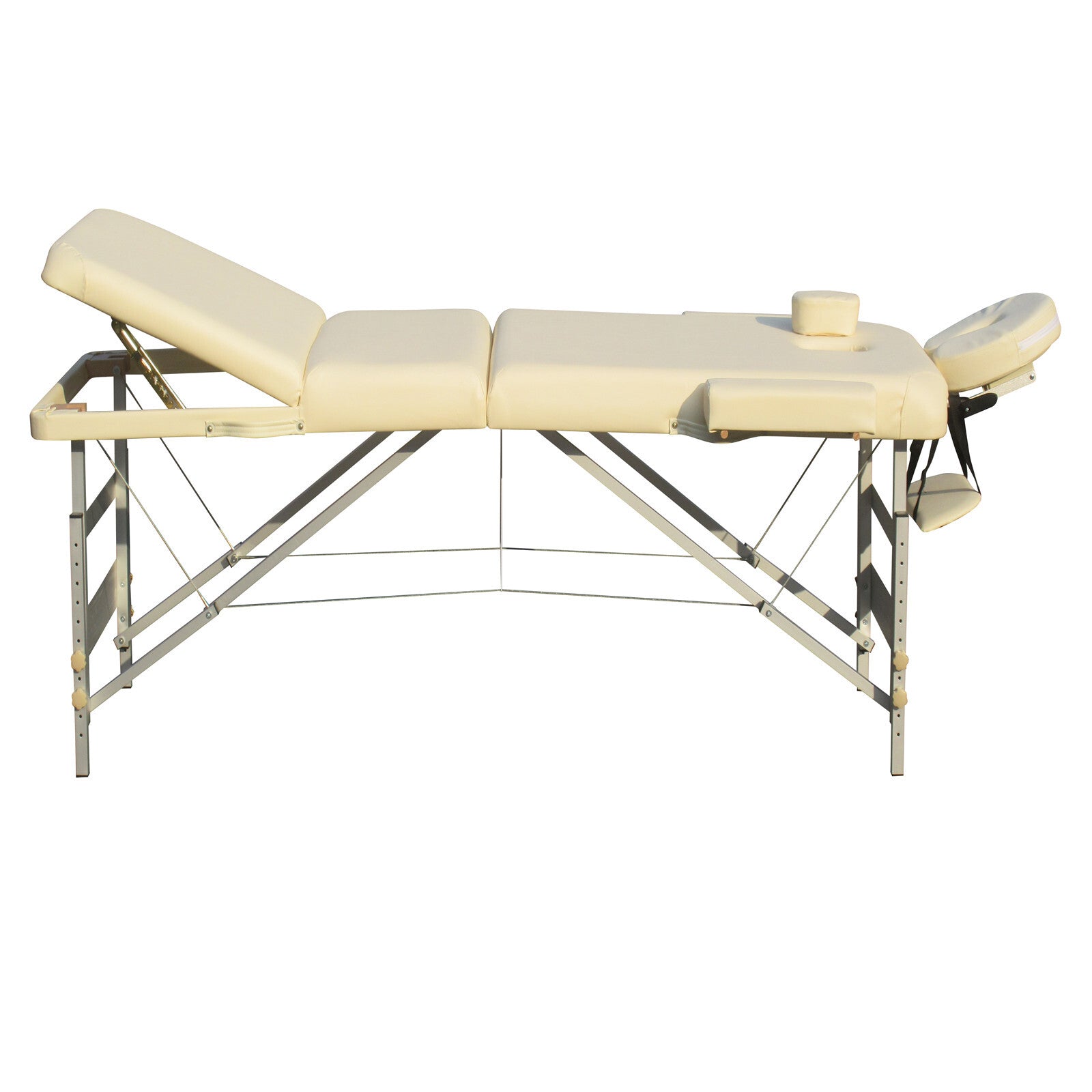 Adjustable Aluminium Portable Massage Table, 3 Fold, YES4HOMES