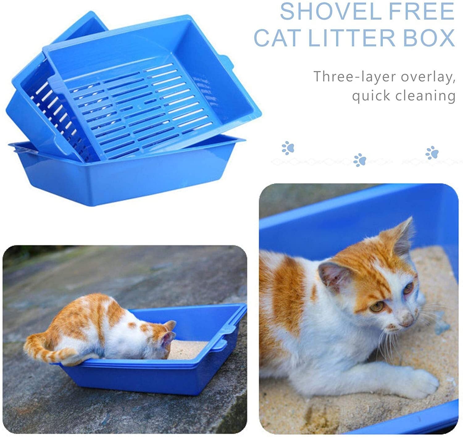 Easy Clean Sifting Cat Litter Tray - Lift & Sift - YES4PETS