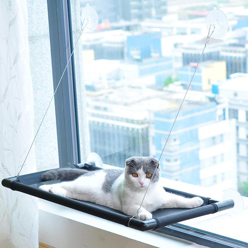 Pet Cat Window Mounted Durable Seat Hammock Perch Bed Hold Up To 20 kg