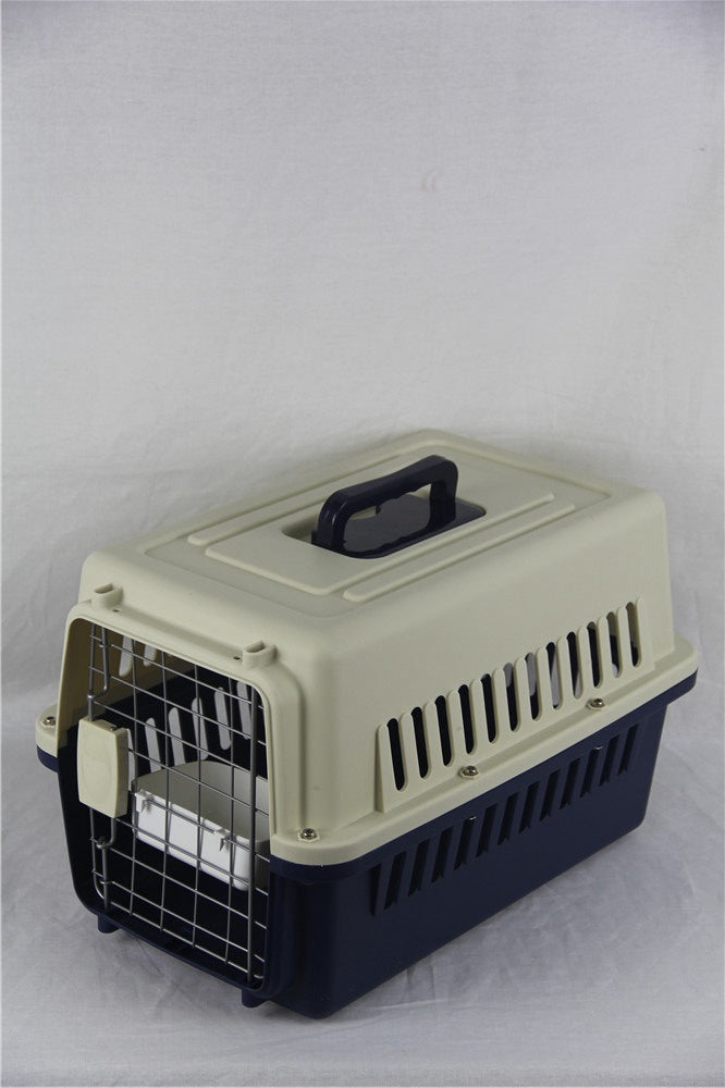 Lightweight Durable Pet Carrier Crate with Tray & Bowl - YES4PETS