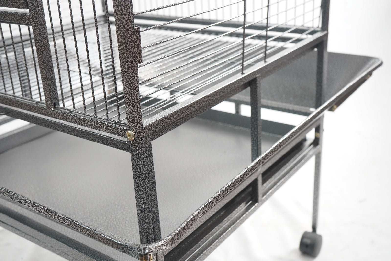 View of YES4PETS 174 cm Large Bird Budgie Cage Parrot Aviary With Metal Tray a