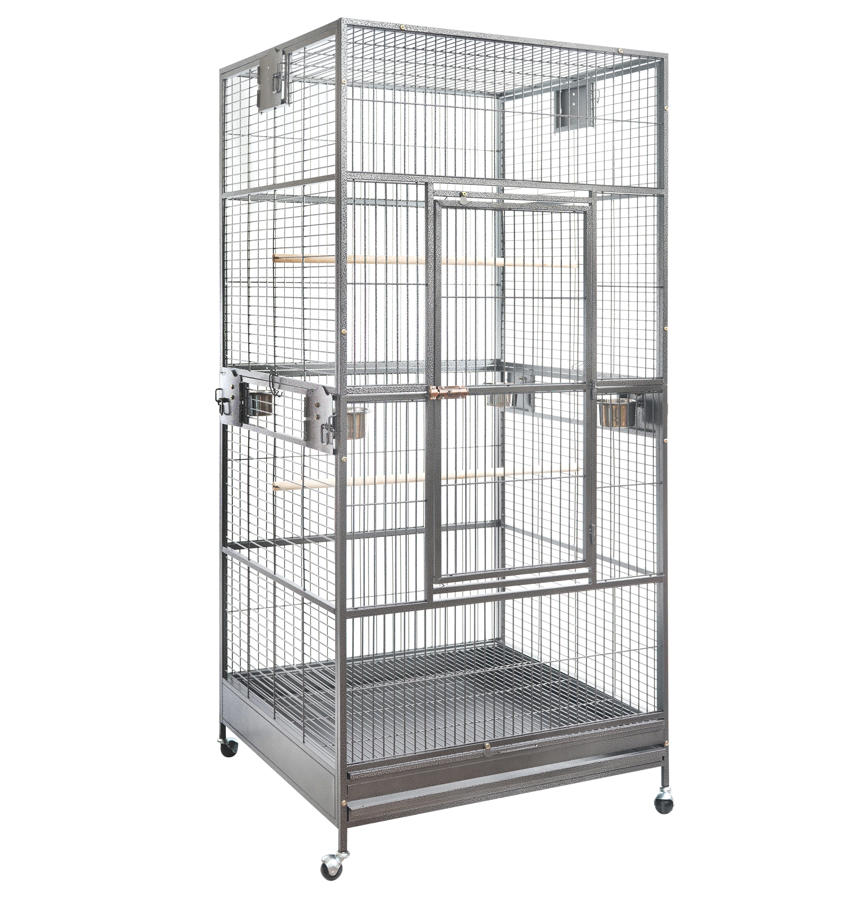 Durable XXL 203cm Bird Aviary Cage with Wheels, YES4PETS