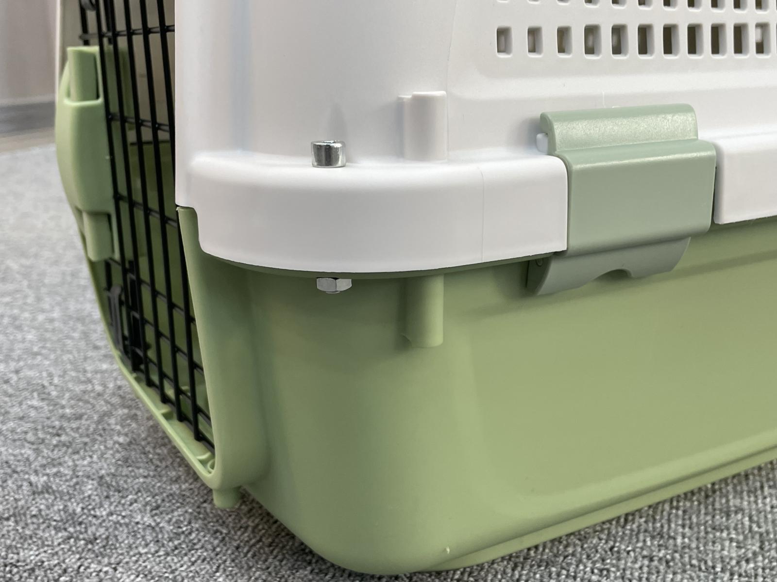 Lightweight Pet Carrier for Small Dogs, Cats & Rabbits, Green - YES4PETS