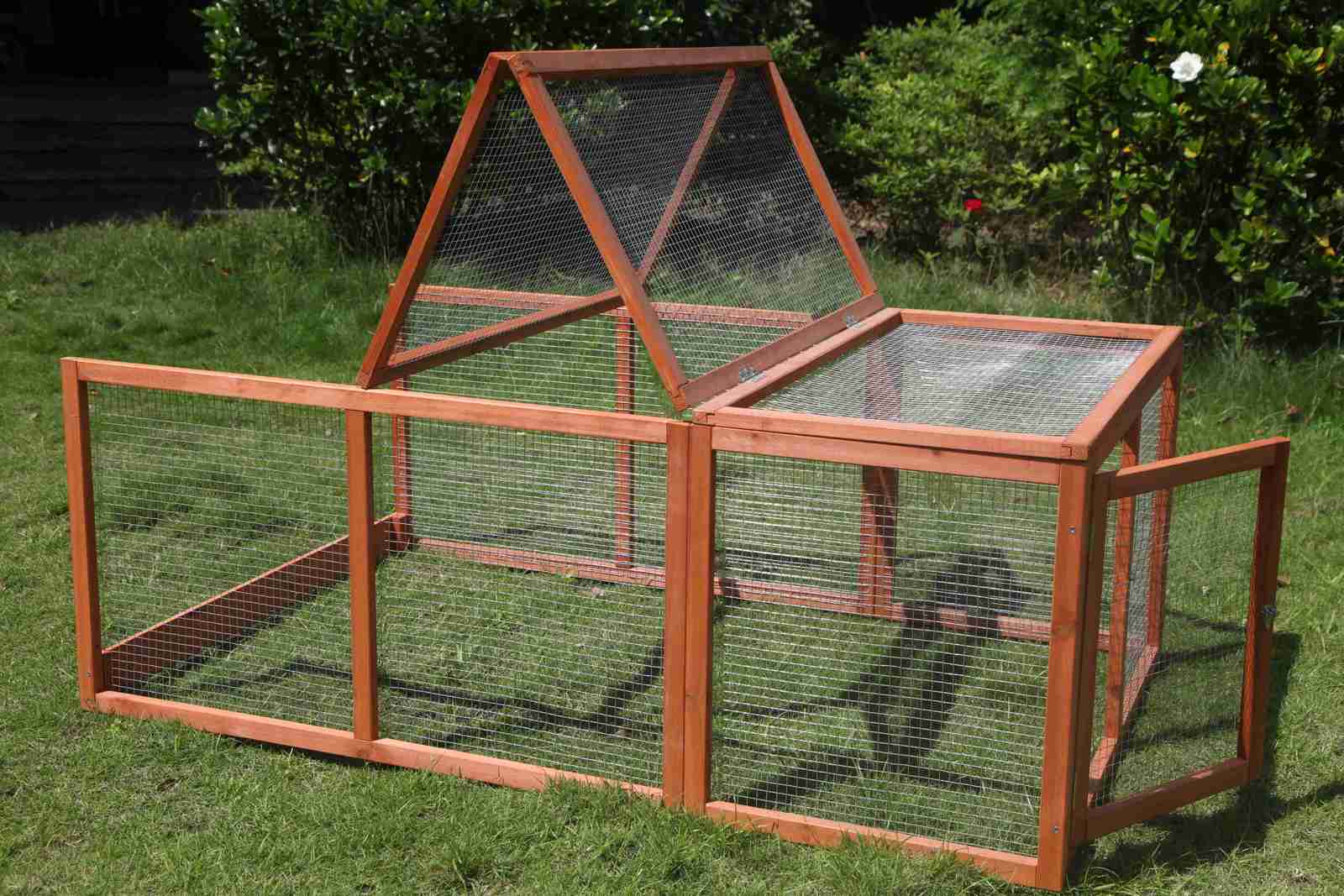 Large Wooden Chicken Coop Rabbit Hutch with Run