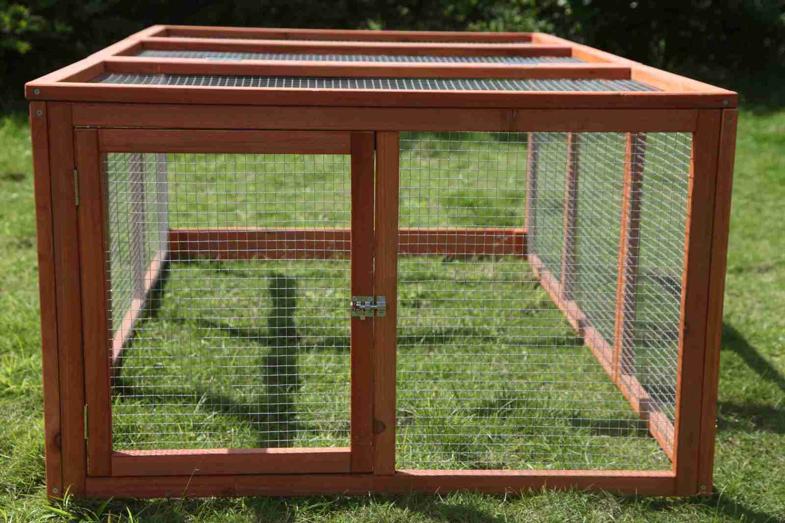 Large Wooden Chicken Coop Rabbit Hutch with Run