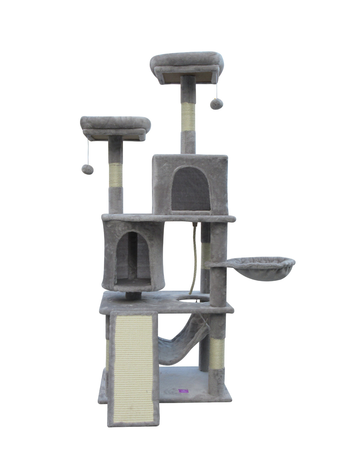 Large Multi-Level Cat Tree with Sisal Poles - YES4PETS