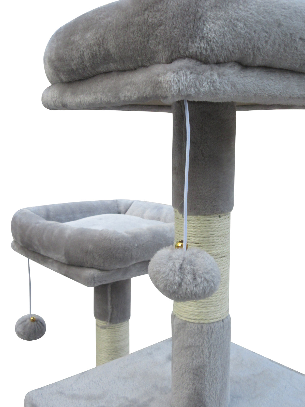 Large Multi-Level Cat Tree with Sisal Poles - YES4PETS