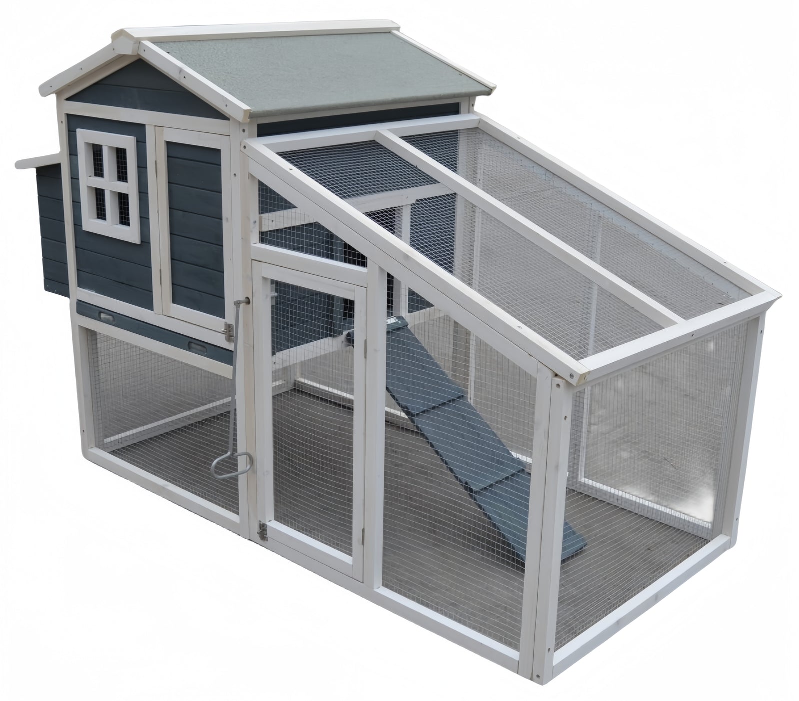 Large Waterproof Chicken Coop Rabbit Hutch with Nesting Box