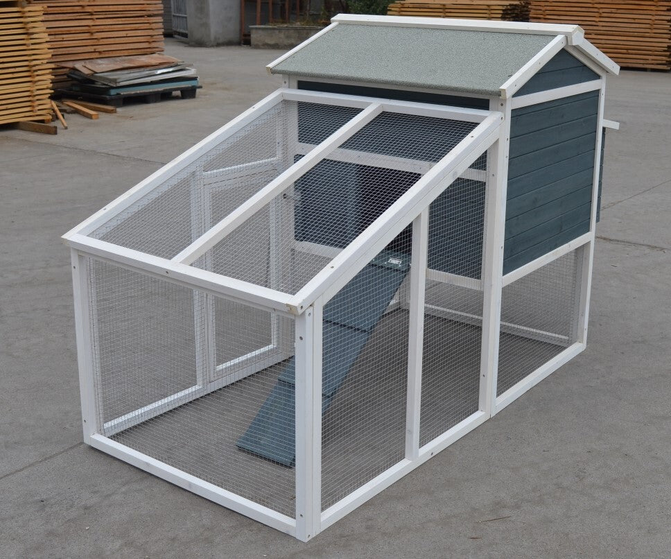 Large Waterproof Chicken Coop Rabbit Hutch with Nesting Box