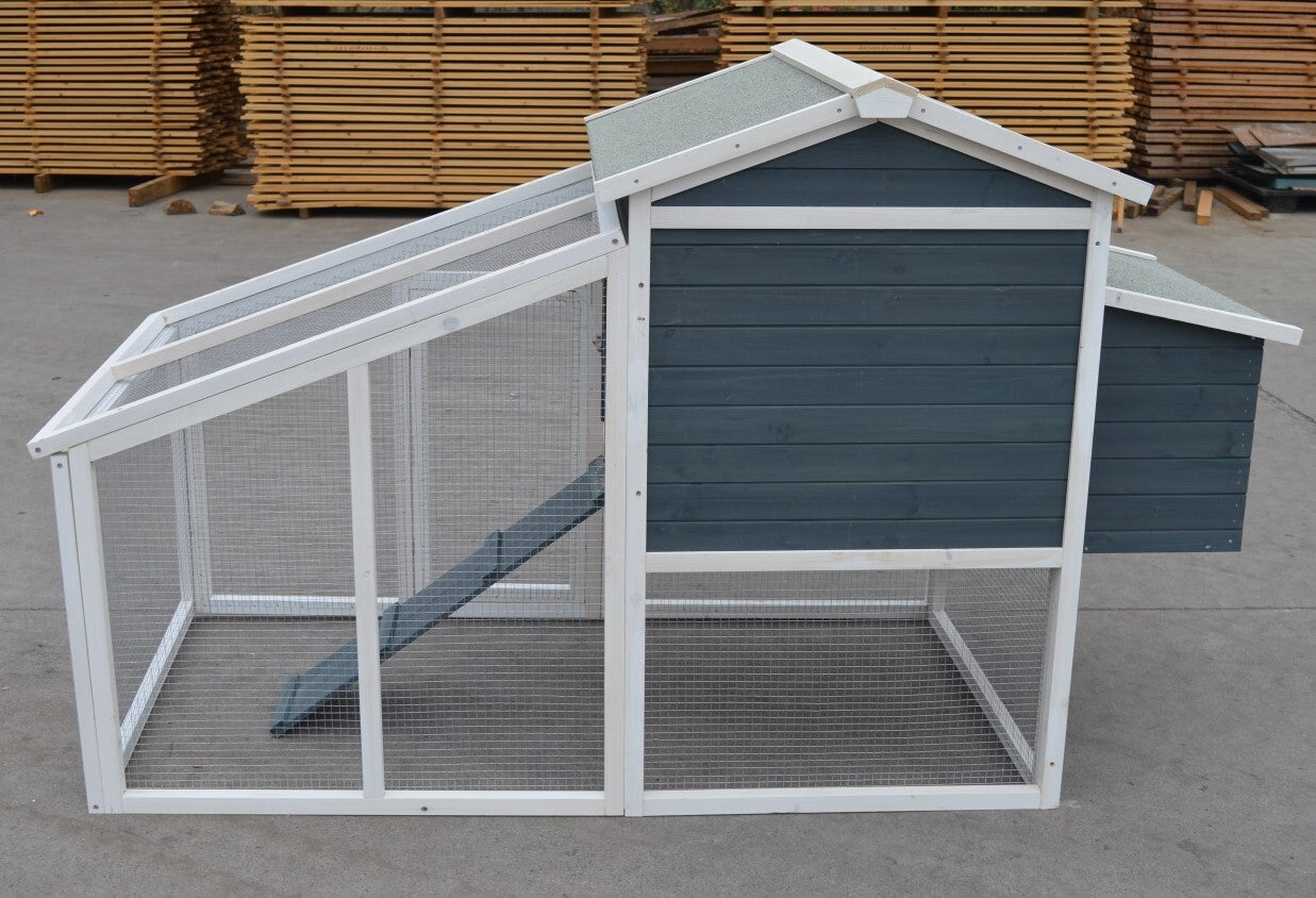 Large Waterproof Chicken Coop Rabbit Hutch with Nesting Box