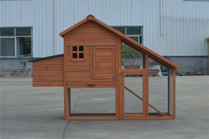 Waterproof Large Chicken Coop Rabbit Hutch - YES4PETS