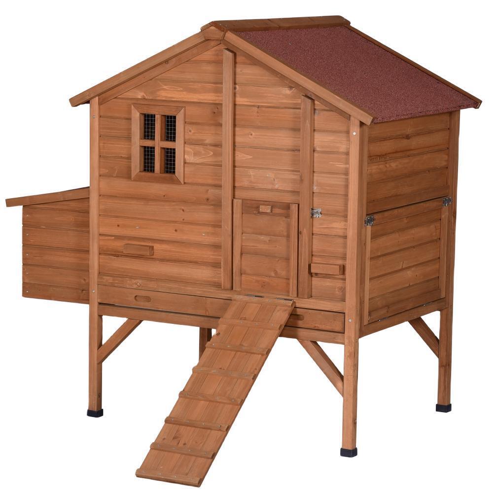 Durable XL Chicken Coop with Nesting Box and Perch