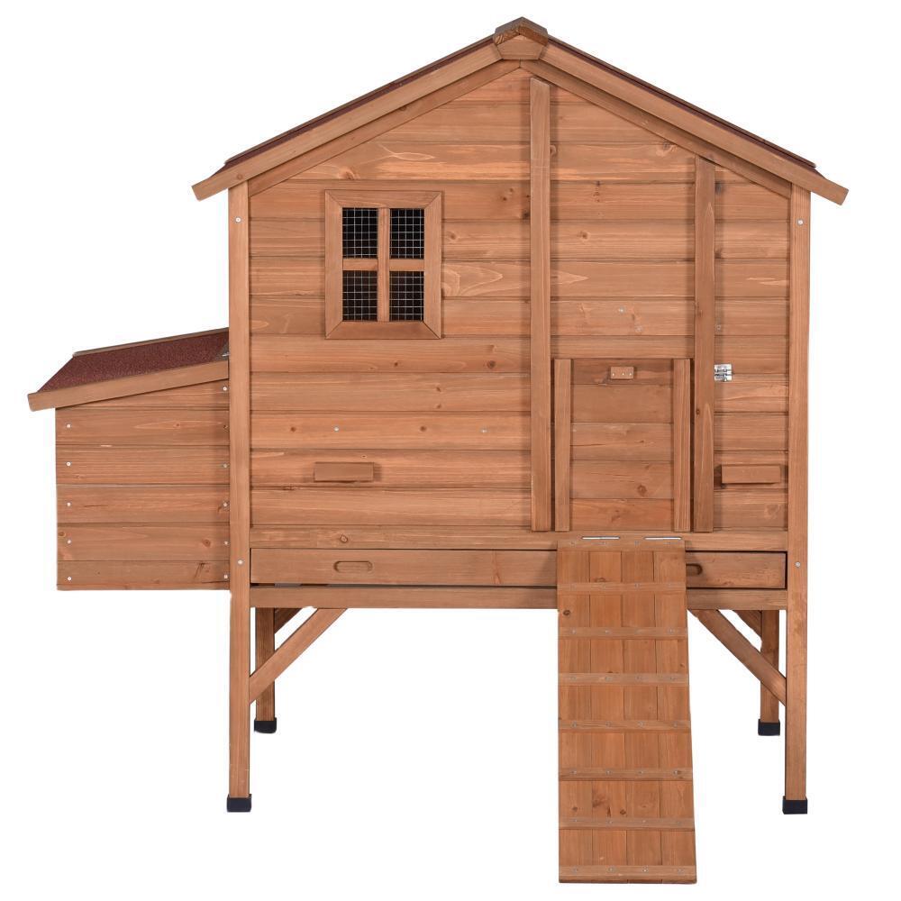 Durable XL Chicken Coop with Nesting Box and Perch