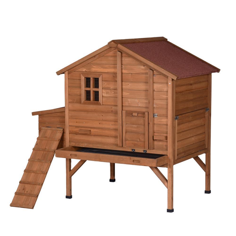 Durable XL Chicken Coop with Nesting Box and Perch