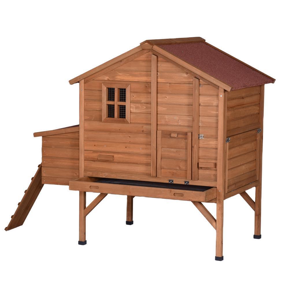 Durable XL Chicken Coop with Nesting Box and Perch