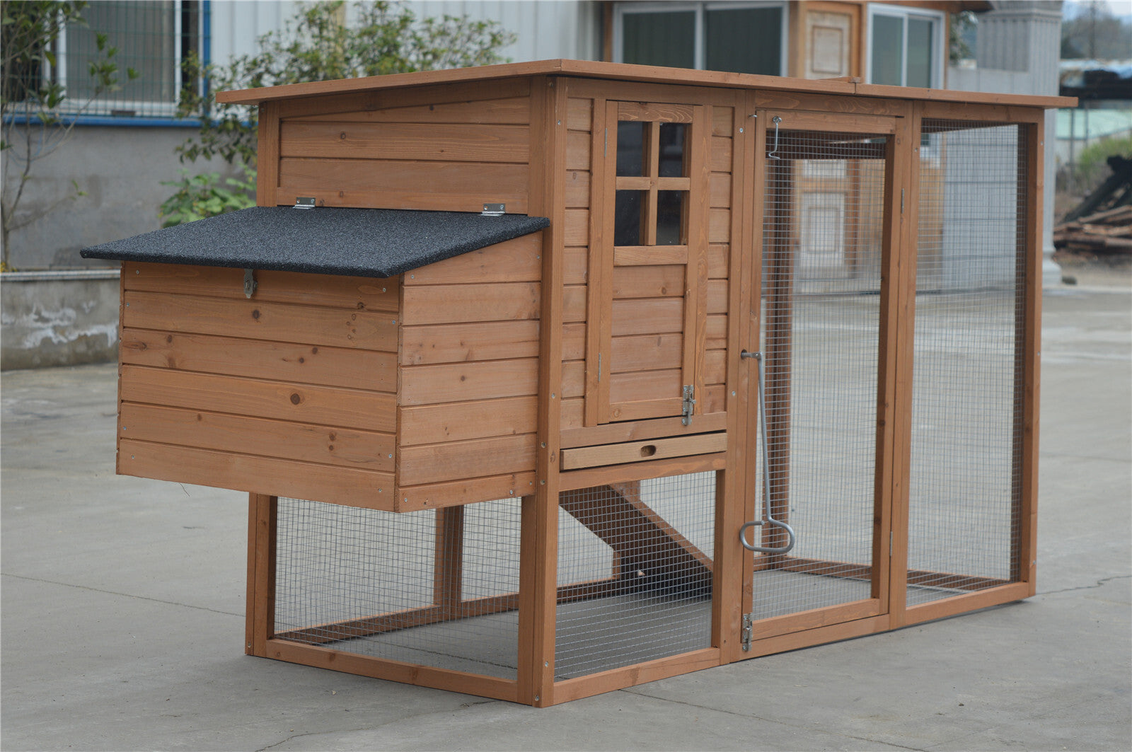 Large Waterproof Chicken Coop Rabbit Hutch with Removable Tray