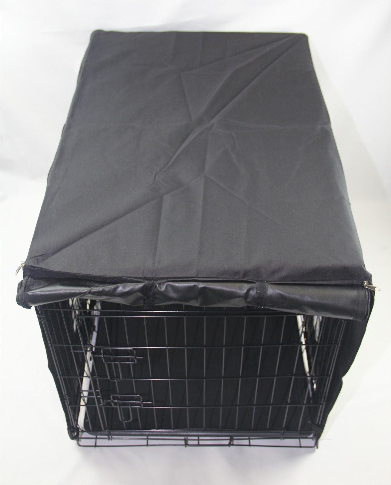 Foldable 30' Metal Dog Cat Rabbit Crate with Tray & Cover