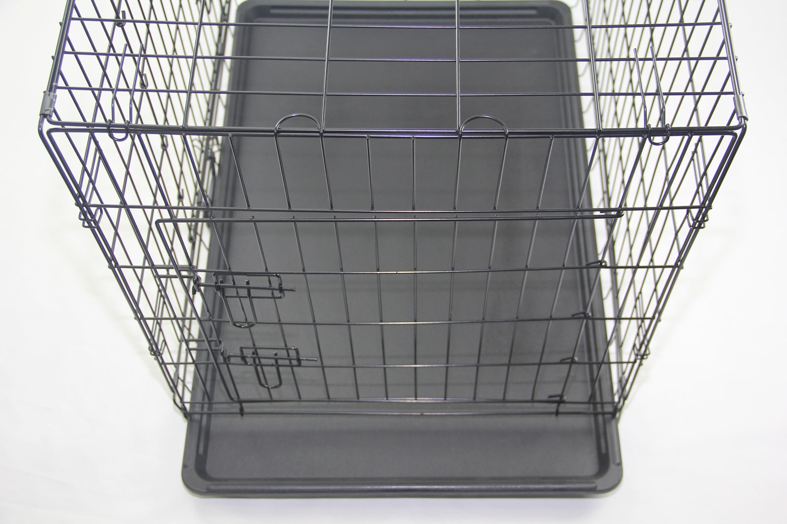 Foldable 30' Metal Dog Cat Rabbit Crate with Tray & Cover