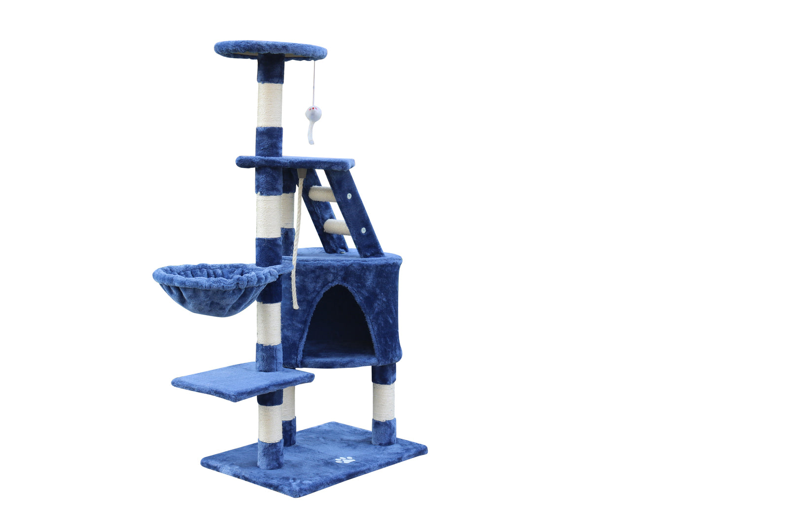 120cm Multi-Level Cat Tree, Sisal Posts, E1 Board - YES4PETS