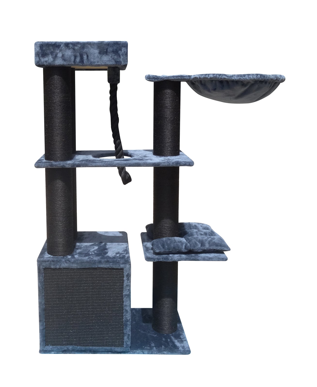 Multi-Level Giant Cat Tree with Bed and Sisal Poles - YES4PETS