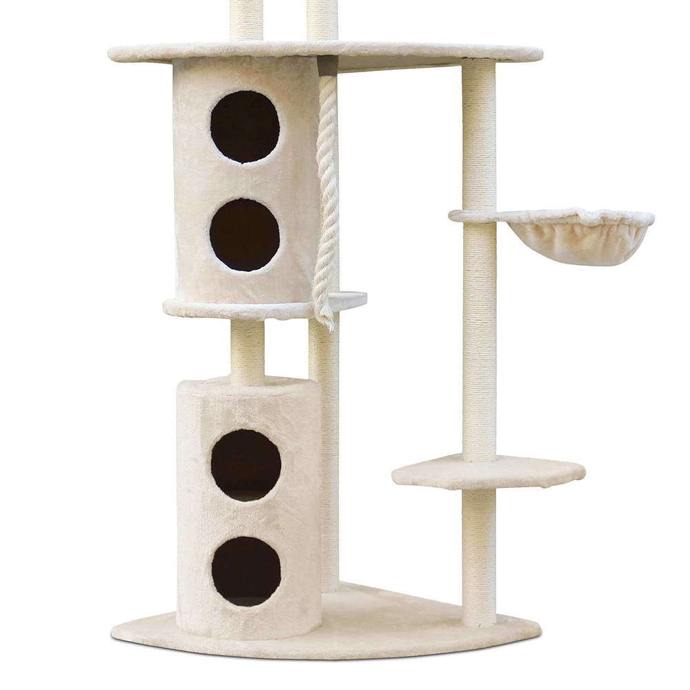 170cm Cat Tree with Sisal Posts, Platforms and Condo - YES4PETS