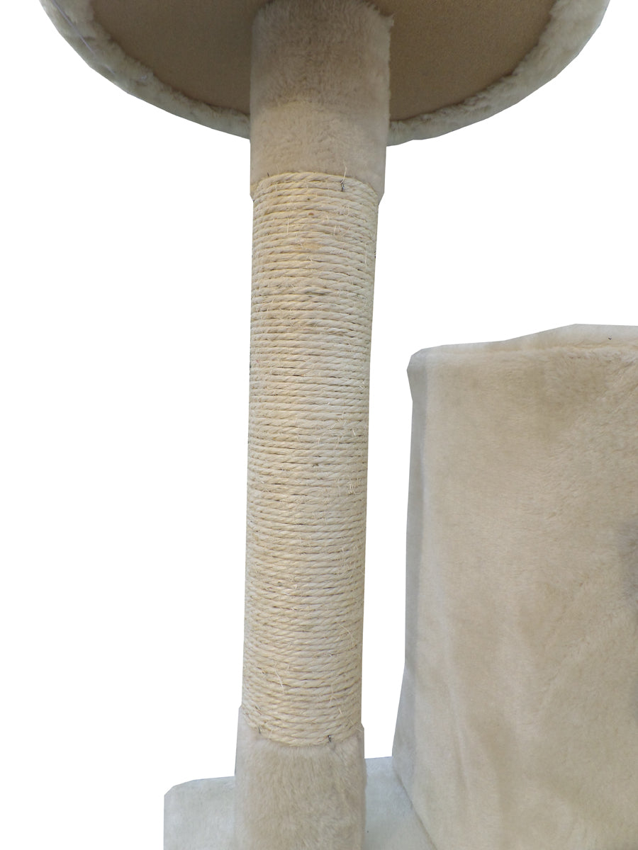 200cm Giant Cat Tree with Sisal Poles & Beds - YES4PETS