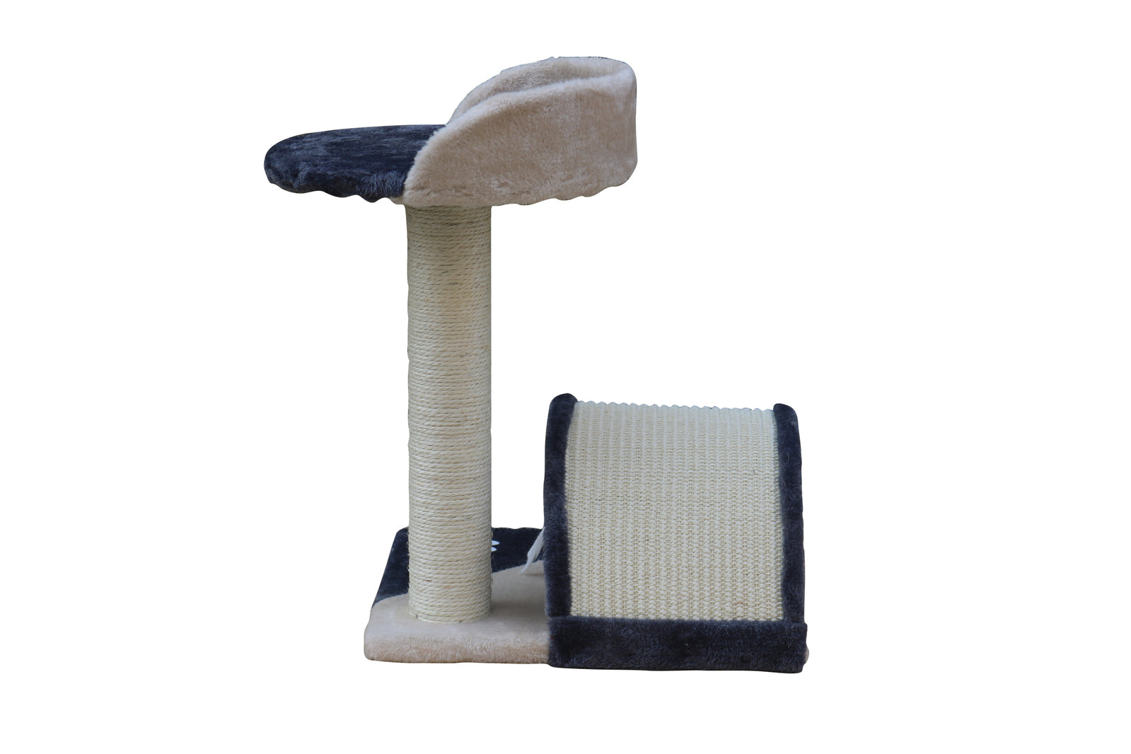 50cm Sisal Cat Scratching Tree with Plush Perch - YES4PETS