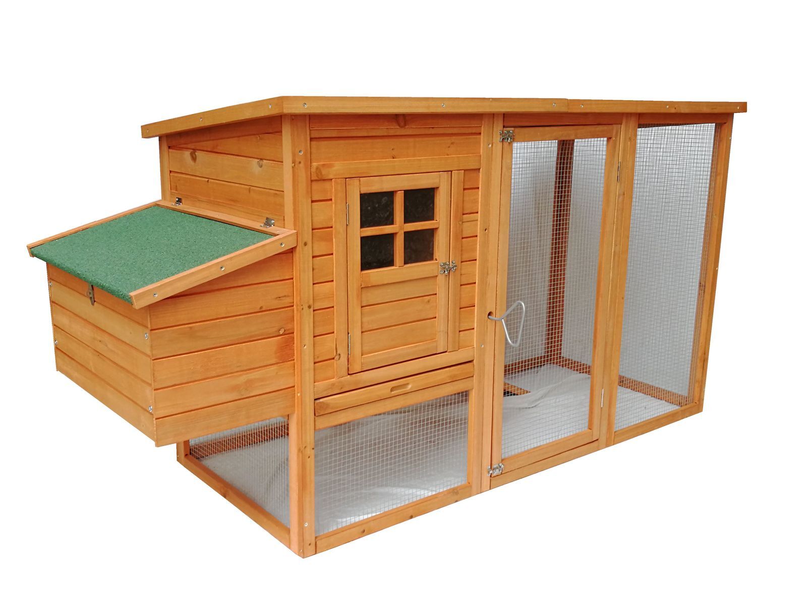 Durable Large Chicken Coop Hutch with Nesting Box, YES4PETS