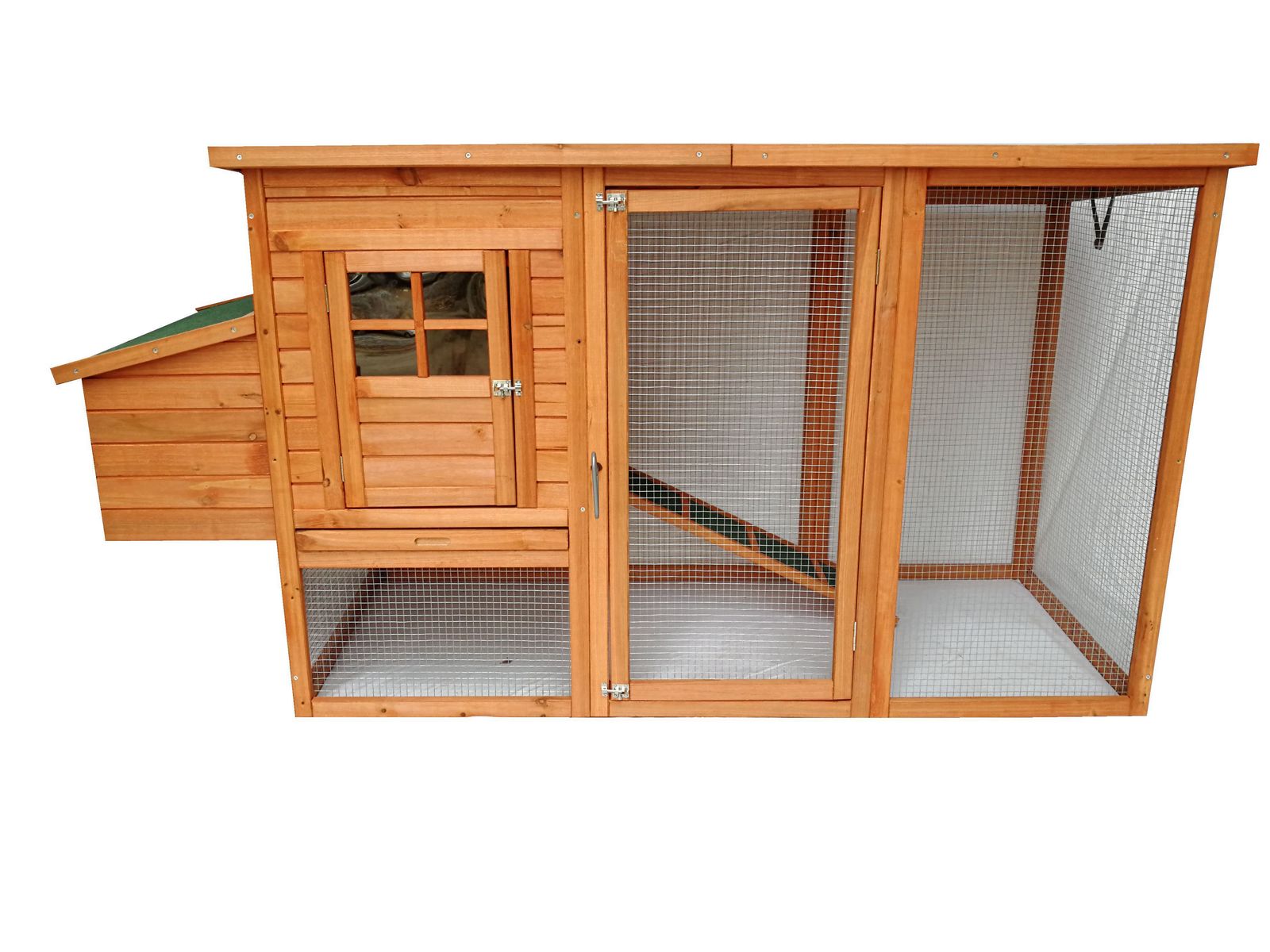 Durable Large Chicken Coop Hutch with Nesting Box, YES4PETS