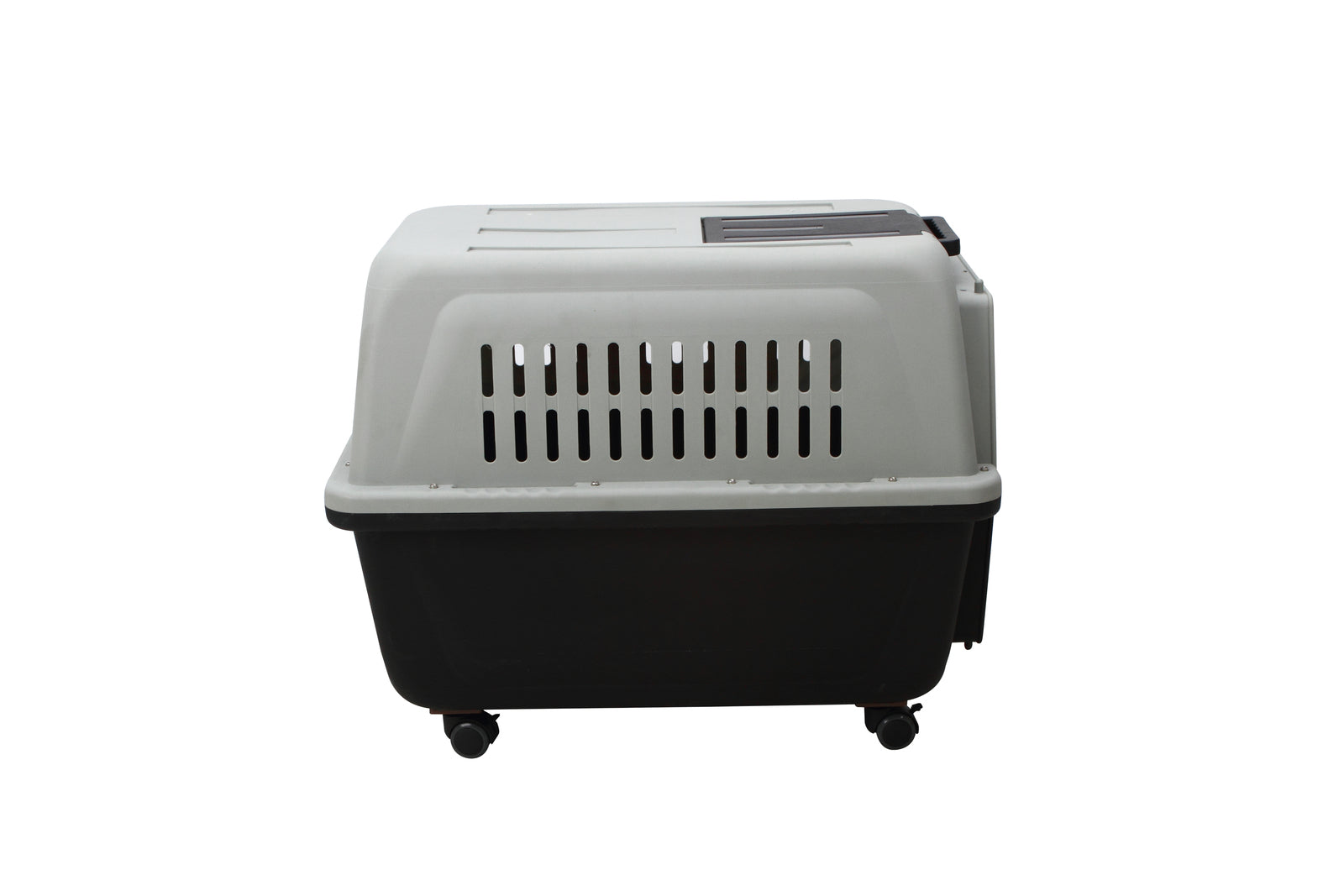 Large Durable Plastic Pet Carrier Kennel with Wheels, YES4PETS