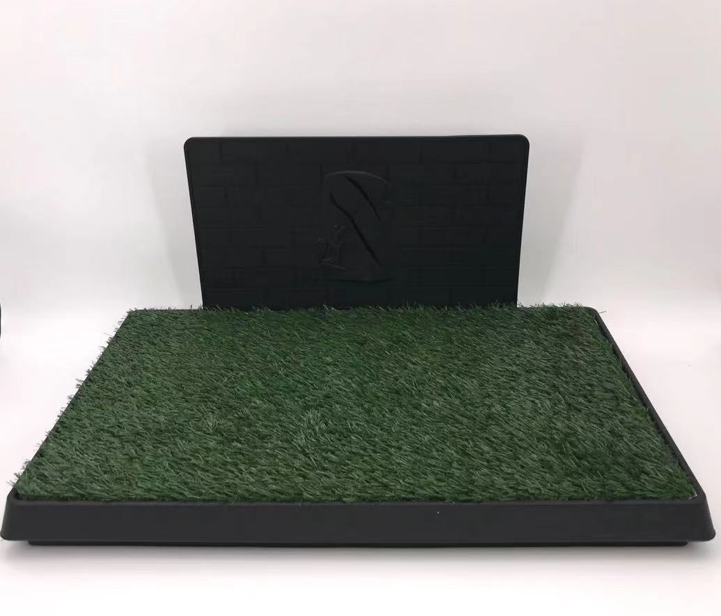 XL Non-Toxic Indoor Dog Toilet Grass Mat with Tray