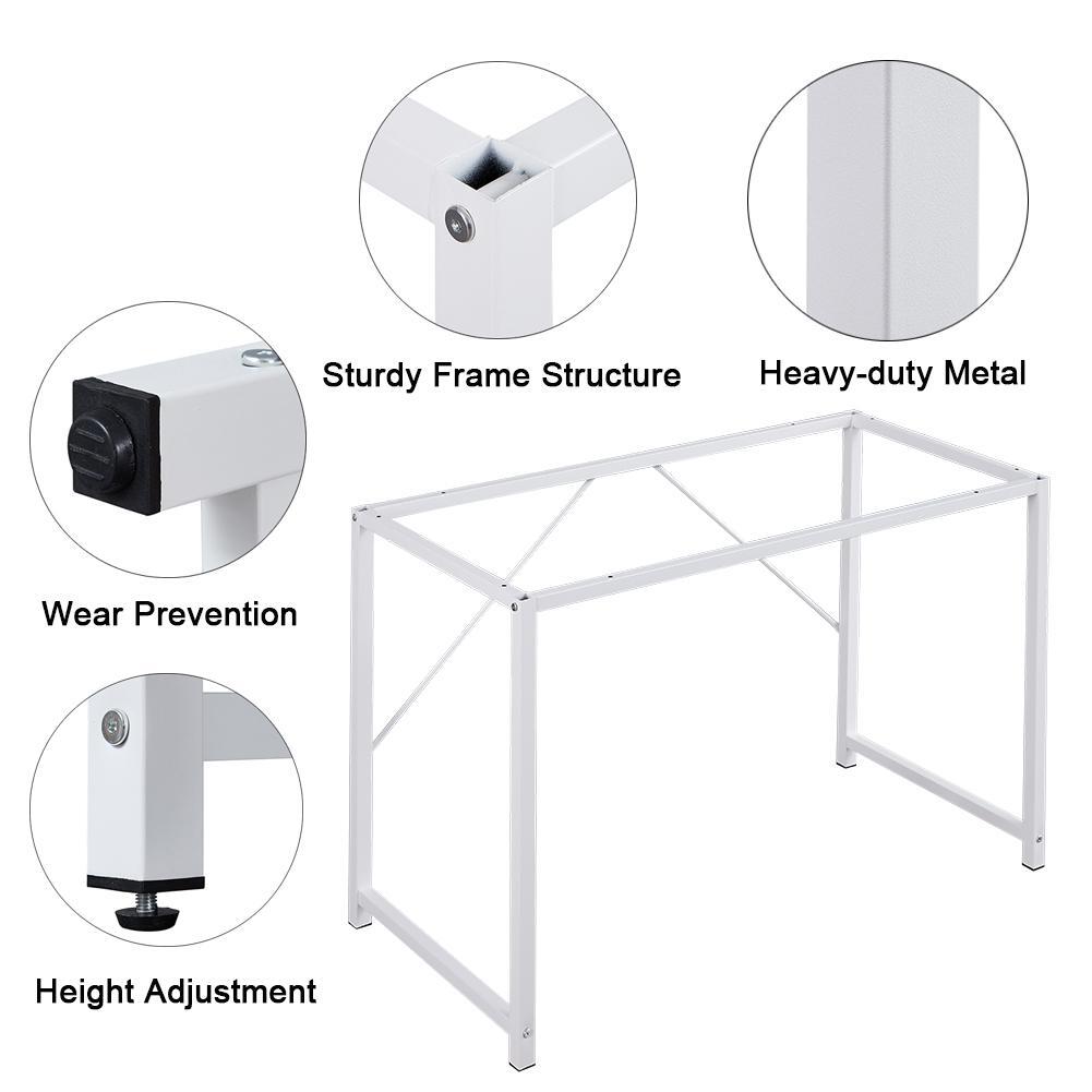 Sturdy MDF Computer Desk Home Office Laptop Table 120x60cm YES4HOMES