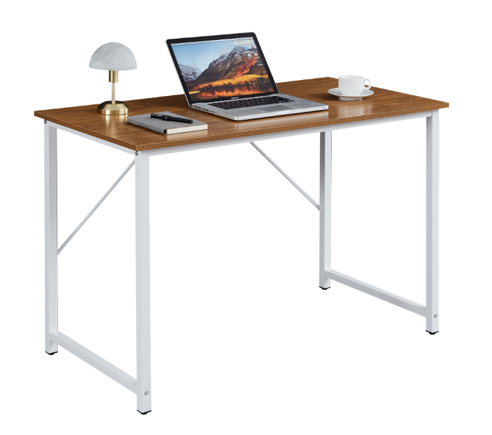 Sturdy MDF Home Office Gaming Desk, Adjustable, 140cm