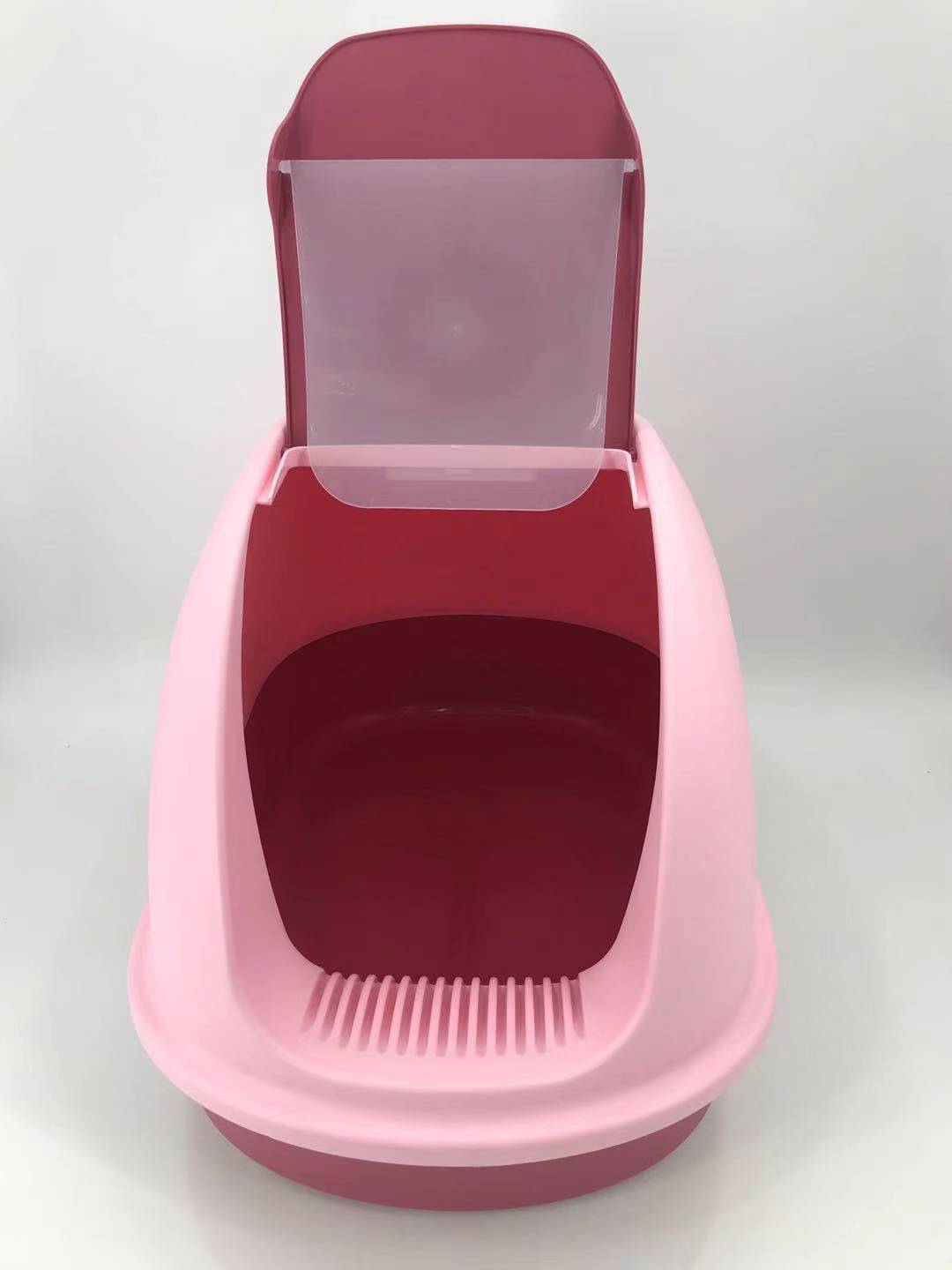 XL Hooded Cat Litter Box with Odor Control, Scoop YES4PETS