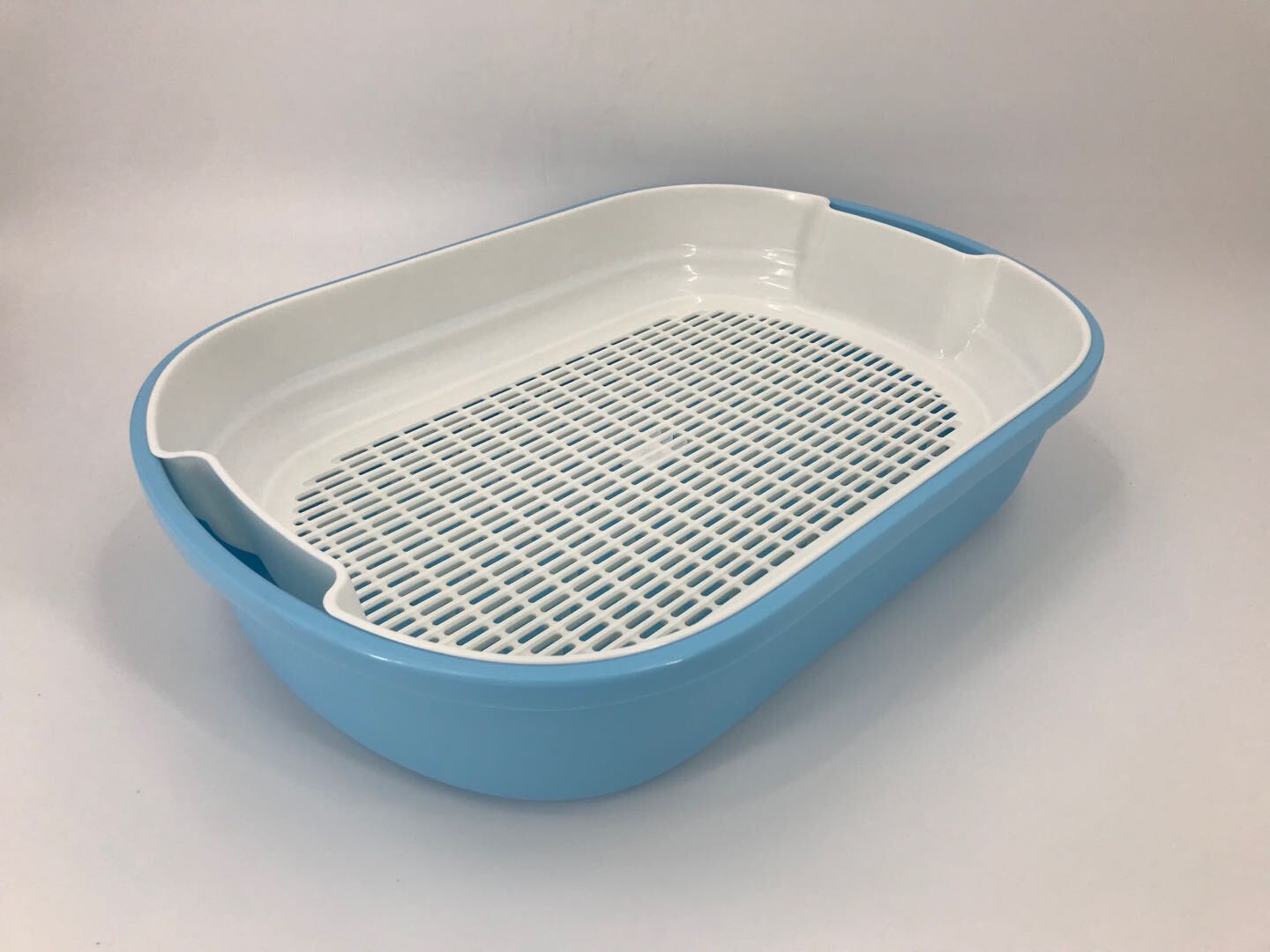 High-Walled Portable Cat Litter Box with Scoop, Non-Toxic