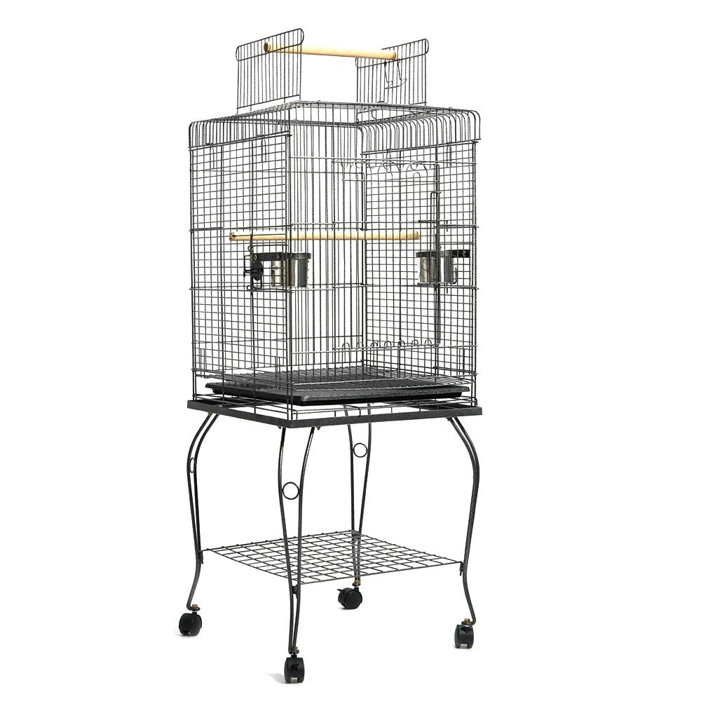 Durable 148cm Bird Cage with Dome Roof & Wheels - YES4PETS