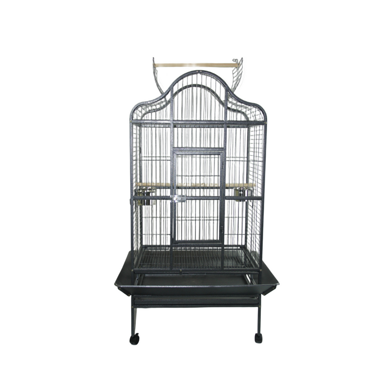 Curated visual reference: Heavy Duty Open Top Bird Cage 4 Wheels 3 Feeders Photo Inspiration