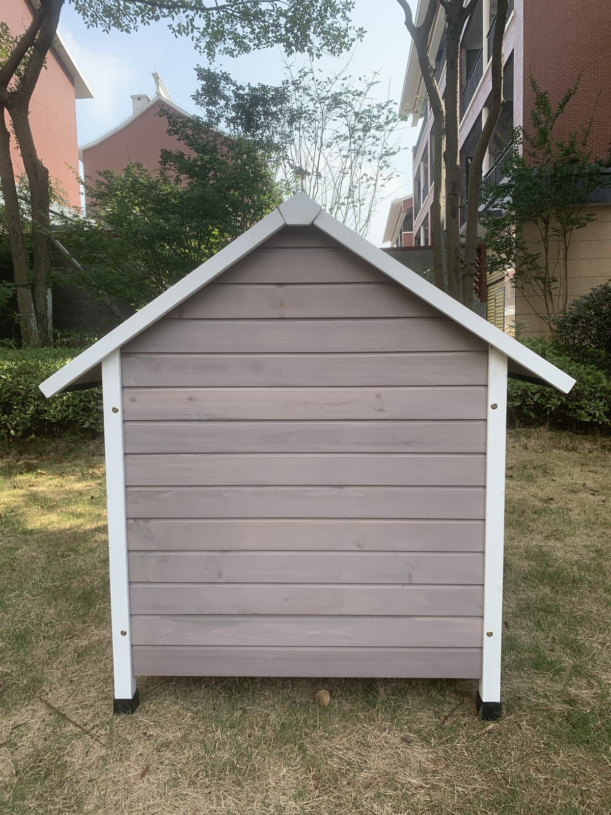 XL Wooden Pet Dog Kennel, Asphalt Roof, Raised Floor - YES4PETS