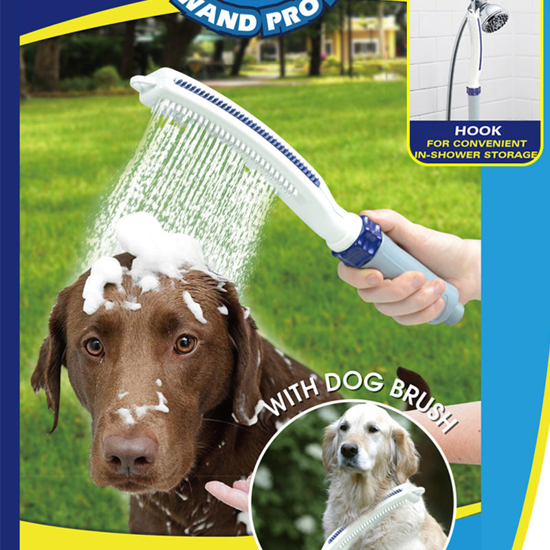 Adjustable Water Supply Pet Bathing Brush & Sprayer Glove