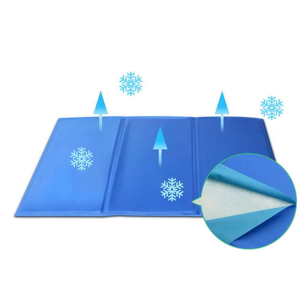 Self-Cooling Pet Gel Mat, Waterproof, Non-Toxic, XL, 90x50cm