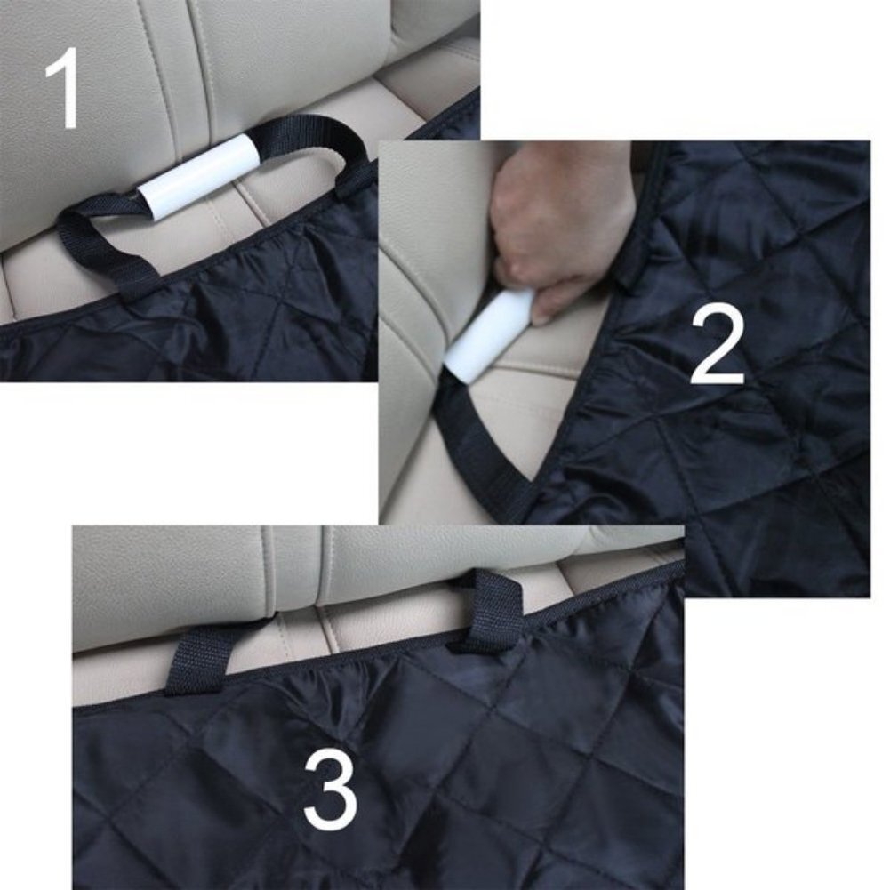 Waterproof 4-Layer Pet Car Seat Cover for Cars, Trucks & SUVs by YES4PETS