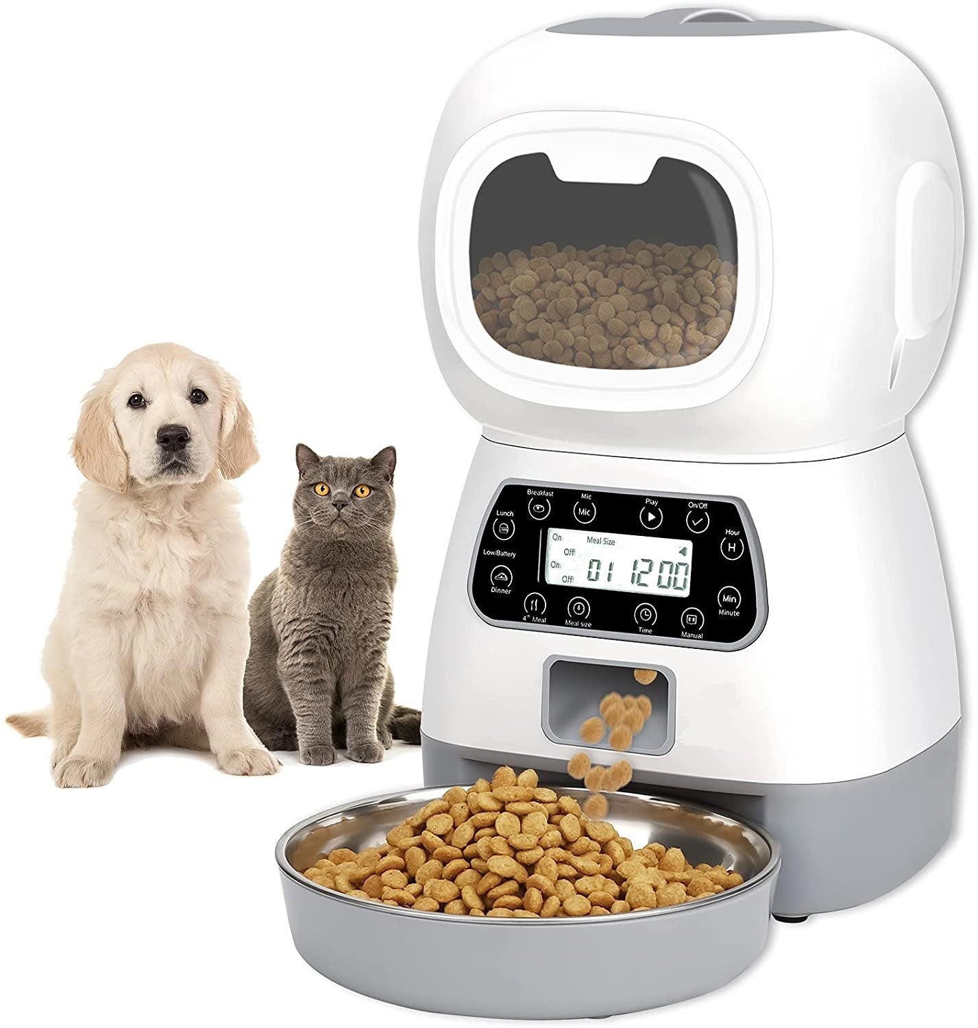 3.5L Automatic Programmable Pet Feeder with Digital Display