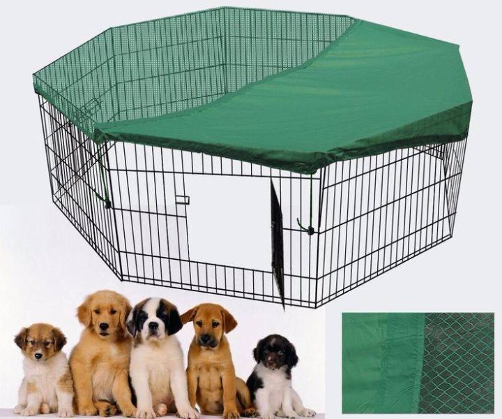 Durable 24' Steel Playpen for Dogs, Rabbits & Pets - YES4PETS