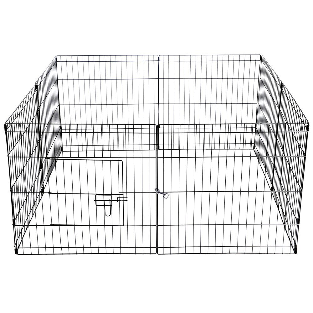 Durable 24' Steel Playpen for Dogs, Rabbits & Pets - YES4PETS